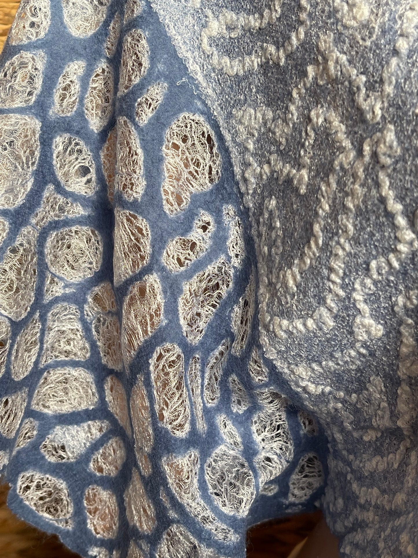 100% Natural Silk Wool Eco-Fashion Top Handmade Nuno Felt Vest Eco Friendly Blouse lightweight Gauze Silk Shirt Women Clothing Garment S-M
