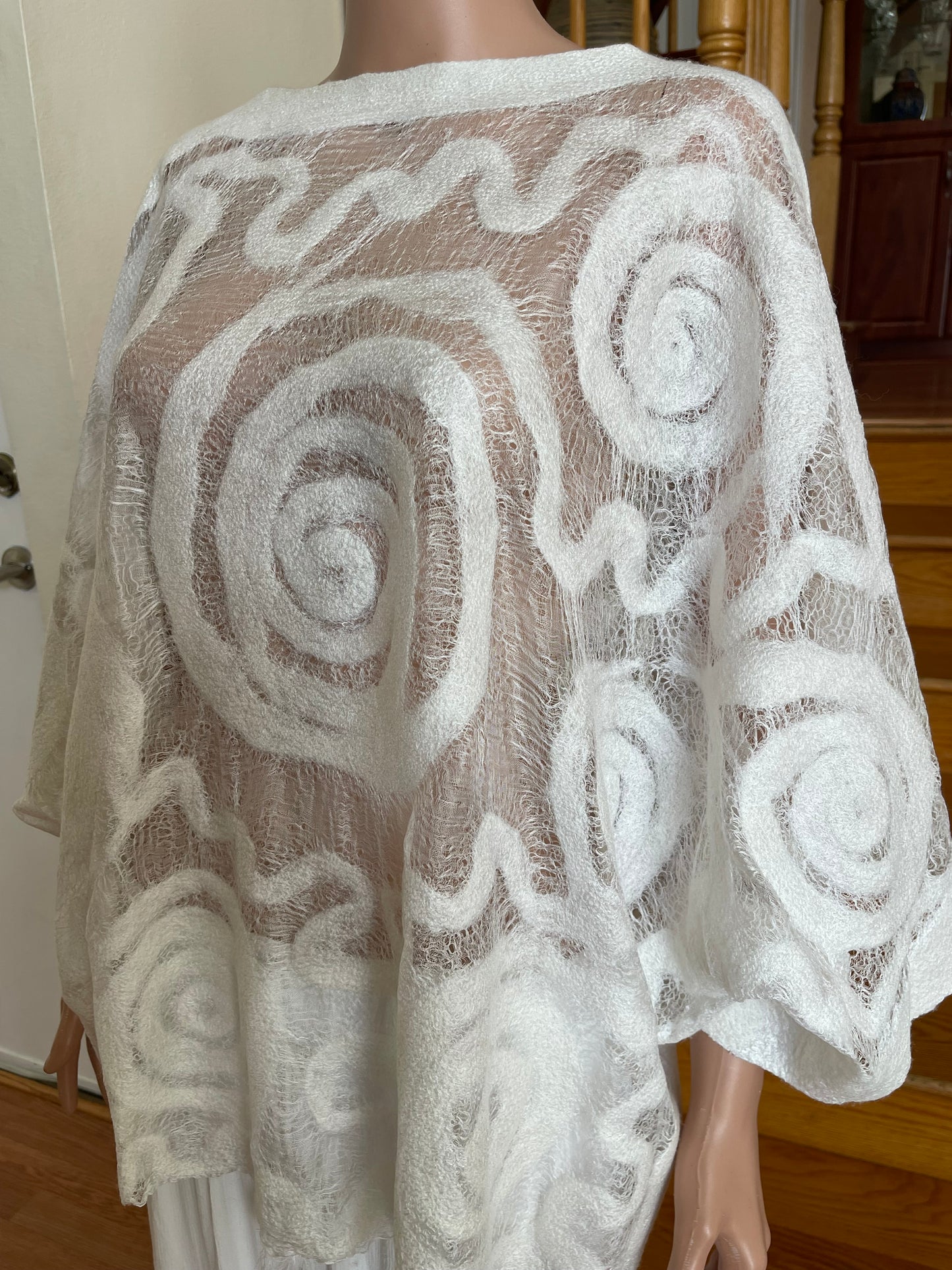 100% Natural Silk Wool Eco-Fashion Top Handmade Nuno Felt Vest Eco Friendly Blouse lightweight Gauze Silk Shirt Women Clothing Garment S-XL