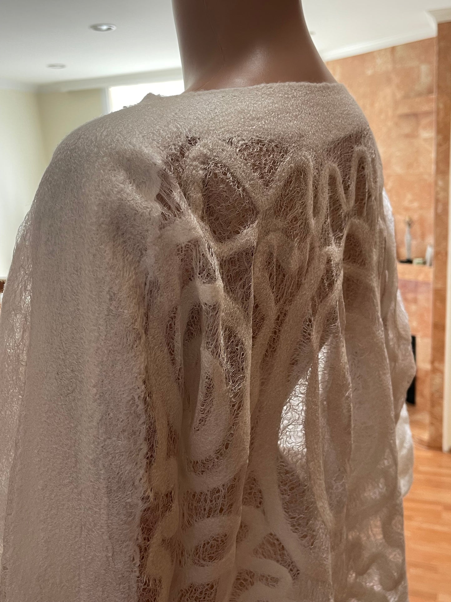 100% Natural Silk Wool Eco-Fashion Top Handmade Nuno Felt Vest Eco Friendly Blouse lightweight Gauze Silk Shirt Women Clothing Garment S-XL