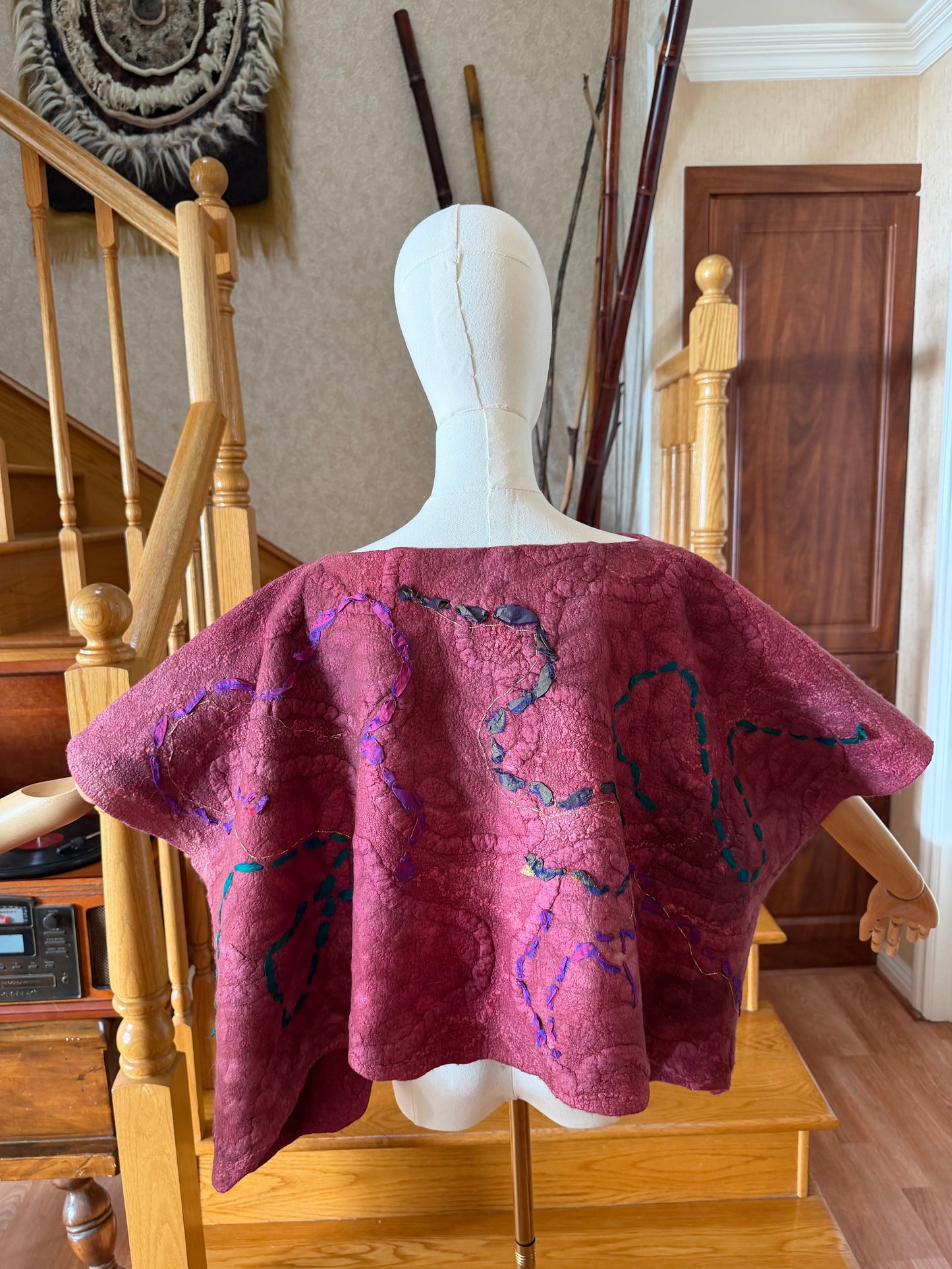 Merino wool and silk Top One Size S-XL