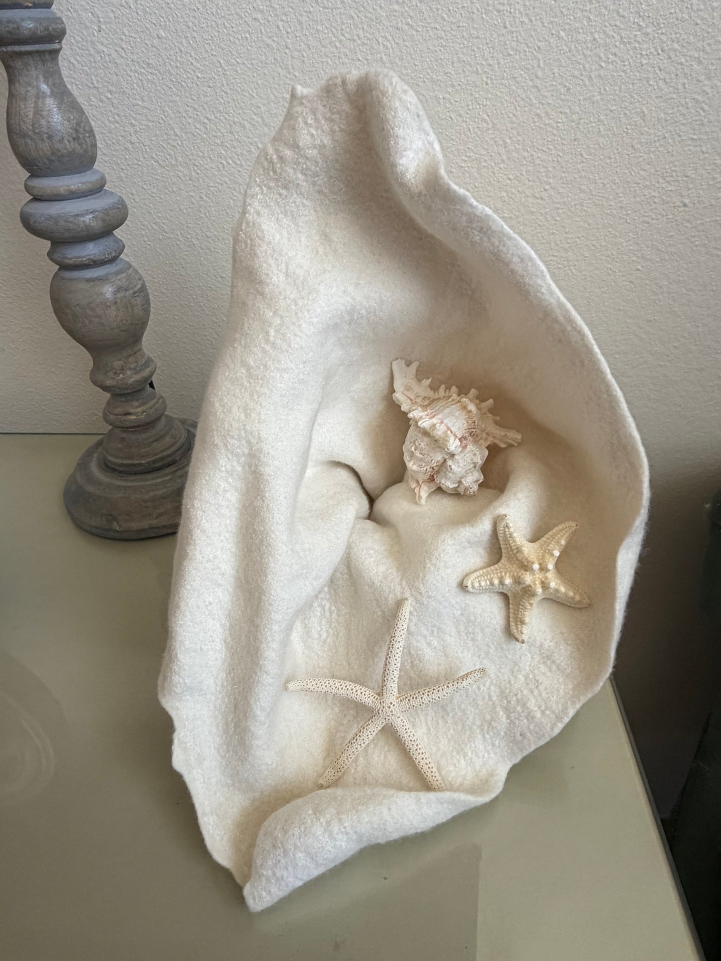Merino wool art sculpture home decor