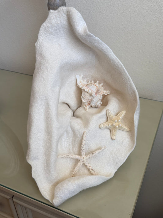 Merino wool art sculpture home decor