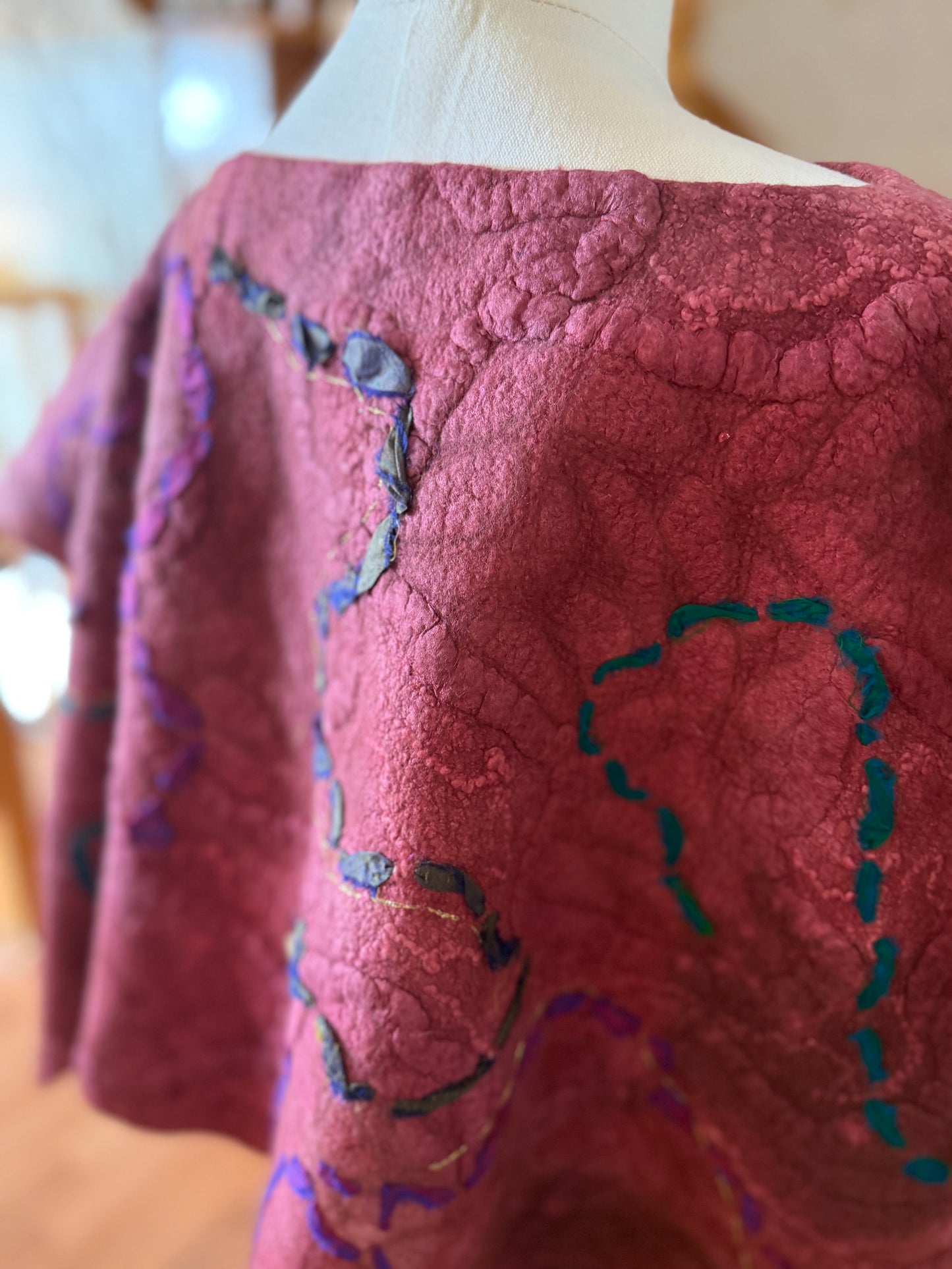 Merino wool and silk Top One Size S-XL