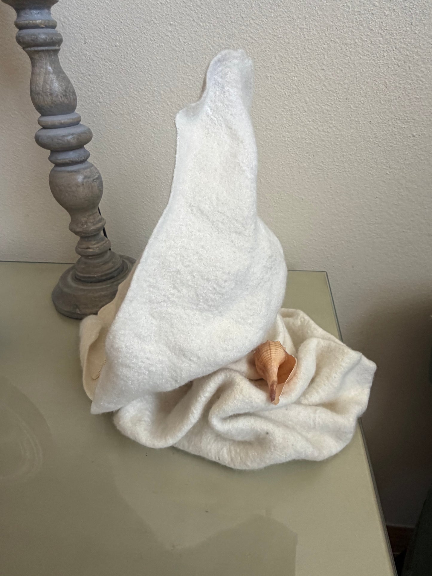 Merino wool art sculpture home decor