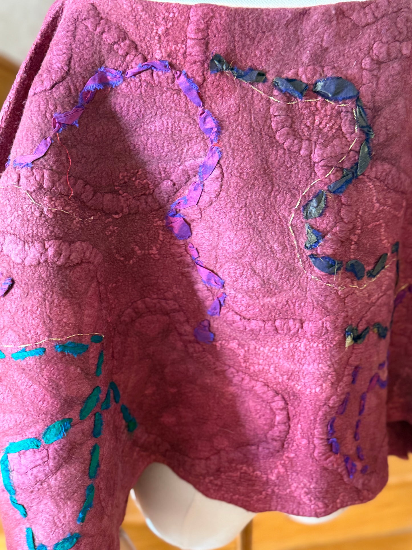 Merino wool and silk Top One Size S-XL