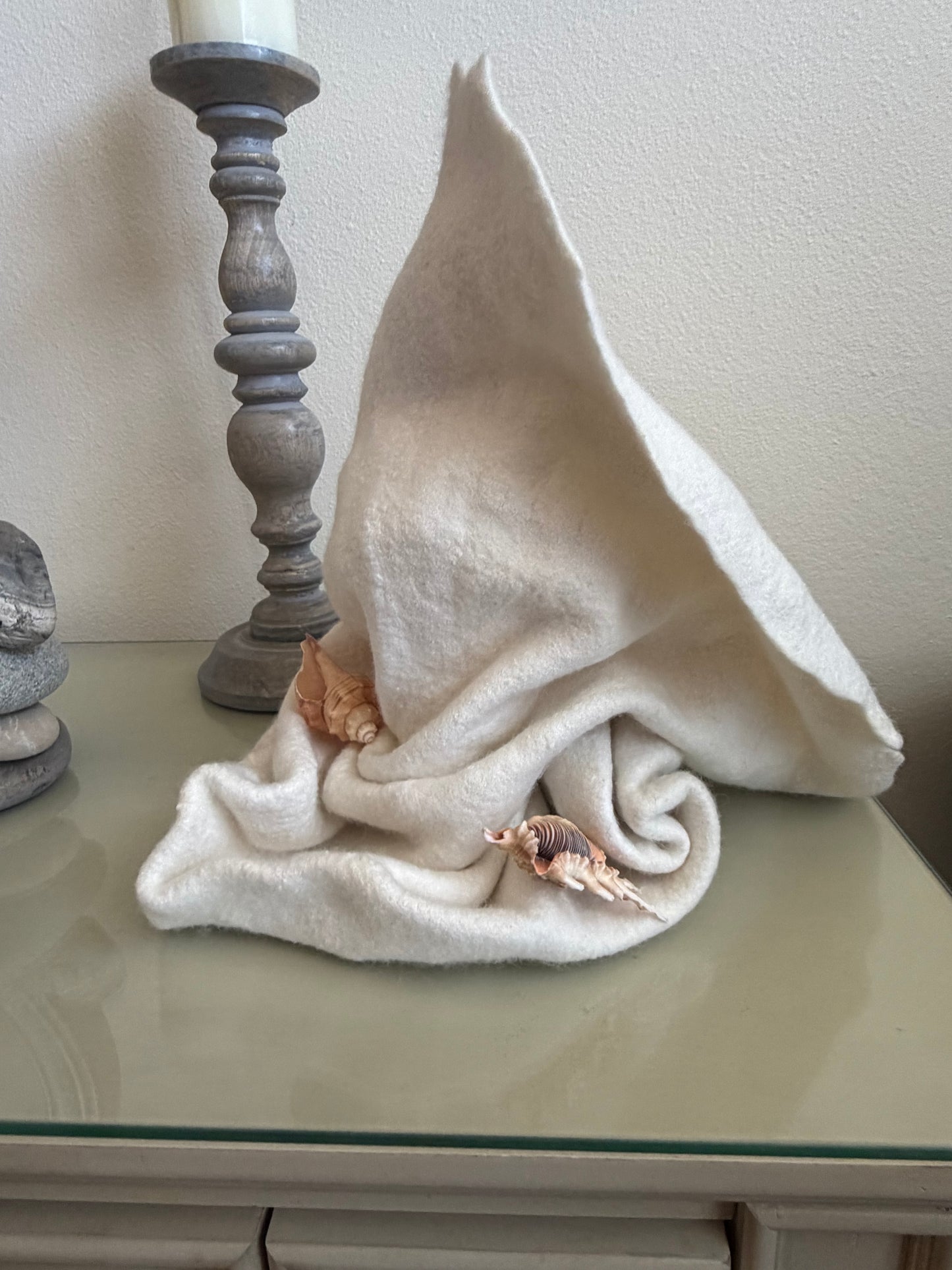 Merino wool art sculpture home decor